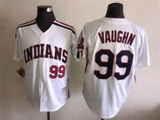 New Vintage Men's RICKY VAUGHN Jersey White NWT== picture