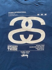 Vintage Stussy Tribe TShirt—2000s—Cool Graphics—Super Soft—Large picture