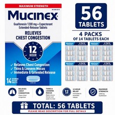 Mucinex 1200mg Cough Suppressant Tablets - 56 Tablets picture