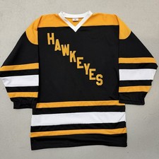 Vintage Iowa Hawkeyes Hockey Jersey Men’s XL K1 Authentic NCAA Sewn 90s USA Made picture