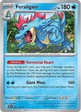 Feraligatr - 041/162 - Holo Rare (Near Mint) Temporal Forces - Water Pokémon picture