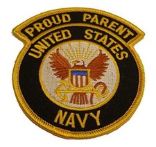 PROUD PARENT USN NAVY PATCH MOM DAD STEP SAILOR SERVICE picture