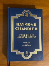 Raymond Chandler Four Philip Marlowe Novels Leatherbound Gilt Edge Edition picture