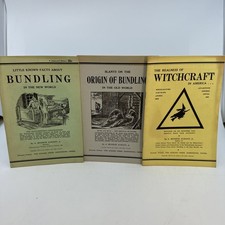 1938 1942 Aurand Press Witchcraft & Bundling Pamphlets Lot of 3 (AI12) picture