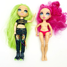 Rainbow High Fashion Doll Lot Jade Hunter w/ Outfit & Stella Monroe Nude Jr. MGA picture