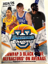 2024-25 BOWMAN CHROME UNIVERSITY BASKETBALL BLASTER BOX picture