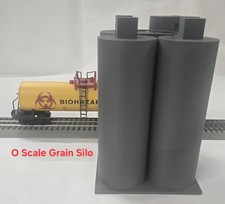 Grain Silo - O Scale 1:48 4 Bin Bulk Material Silo. No Assembly.   picture