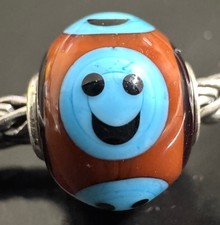 Trollbeads ONE OF A KIND EVENT ONLY RONDO SMILEY HTF UNIQUE picture