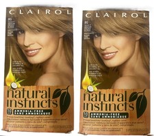 (Pack-2) CLAIROL Natural Instncts Ammonia Free Hair Color 8G MEDIUM GOLDEN BLOND picture