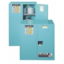 Justrite 892322 Hazardous Material Storage Cabinet, 22 Gal, 1 Shelves, Steel, picture