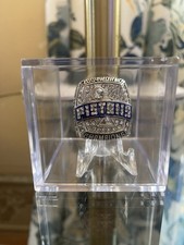 2004 Detroit Pistons Championship Ring w/Showcase Cube Chauncey Billips YSA SHIP picture