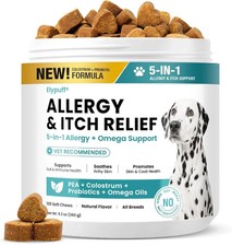 Dog Allergy Chews 130ct - Itch Relief Dog Allergy and Itching Skin Relief Anti I picture