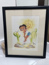 Classic Betty Boop Art Print by Toby Bluth (2006) w/ Certificate – Rare picture