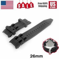 NEW 26mm Rubber Black Replacement Watch Band Strap For Invicta Pro Diver 6977-78 picture
