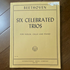 International Music Company Beethoven Six Celebrated Trios picture