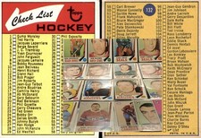 1969/70 OPC O-PEE-CHEE Hockey Card Singles 