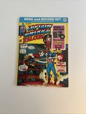 1974 Captain America and the Falcon Book & Record Set Marvel Comic picture