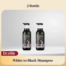 2 x bottles Dr.Ville Black Hair Shampoo Black Nourishing Shampoo (Free Shipping) picture