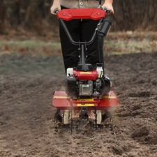 4-Stroke 63cc Gas Power Garden Farmyard Tiller Cultivator Tilling Rototiller CDI picture