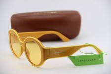 NEW LONGCHAMP LO758S 741 YELLOW AUTHENTIC FRAMES SUNGLASSES 53-20 picture