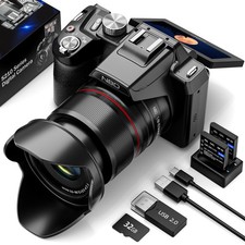 5K Digital Camera 64MP 16X 3'' Autofocus Video Camera w/ 32GB TF for Beginner picture