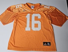 Vintage Peyton Manning Tennessee Volunteers #16 Adidas Jersey Orange Men's XL  picture