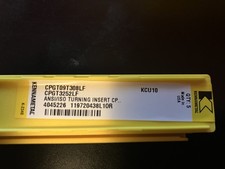(5) KENNAMETAL CPGT3252LF CPGT09T308LF New Carbide Inserts KCU10 Grade picture