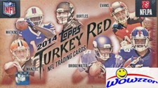 2014 Topps Turkey Red Football HOBBY Box-RC AUTOGRAPH Garoppolo,Carr RC Year picture