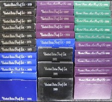 1968 thru 1998 Run of 31 Government Issued Proof Sets picture