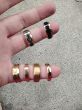 Gold plated rings picture