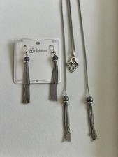 Brighton Salma Lariat Tassel & Earrings Set NWT ~ Rodeo Chic ~ 🐴 picture