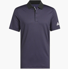 Adidas Beyond Textured Polo Shirt- Size XL- Brand New With Tag- Purple picture