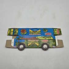 1989 Teenage Mutant Ninja Turtle Super Van Cookies Box By Delicious - Flattened  picture