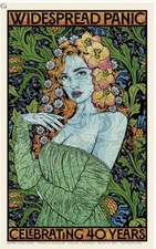 Widespread Panic Main Edition Poster Celebrating 40 Years Sperry WSP picture