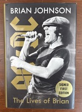 Brian Johnson Autographed Book AC/DC SIGNED The Lives of Brian Biography picture