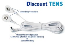 TENS Lead Wires - Two Snap Connectors -  Quantity: 2 picture
