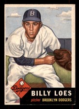 1953 Topps - Billy Loes #174 VG/EX picture