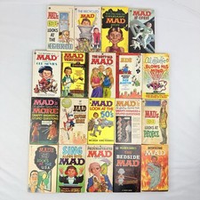 LOT OF 19 Mad Magazine Paperback Books Vintage ‘60’s ‘70’s ‘80’s Various Cond picture