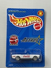 Hot Wheels Houston Astros White Mustang Coca-Cola 1999 MLB Baseball NEW picture