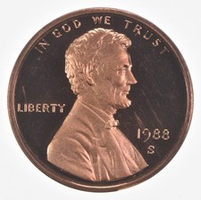 1988-S Lincoln Memorial Cent Proof picture