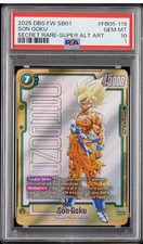Bandai 2025 DBS FW SB01 Son Goku FB05-119 Secret Rare Super Alt Art PSA 10 picture