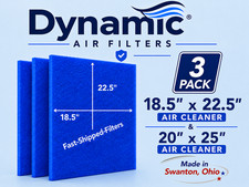 Fast-Shipped-Filters 3 Pack Replacement Compatible Dynamic air Cleaner 20x25 picture