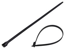100X IT9100-C0 Cable Ties L: 358mm W: 8.9mm Black Polyamide 552N Ømax: 100mm P picture