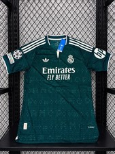 Bellingham #5 Real Madrid Green Soccer Jersey Men’s Short Sleeve S-XXL picture