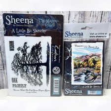 Sheena Douglass THE MAJESTIC OAK Stream of Life Nature Rubber Stamps picture