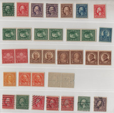 Us 1910-1930S Collection Of 34 Stamps Imperfs & Coils Mostly Mint Never Hinged picture