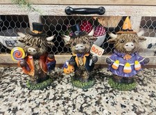 🧡🖤New Halloween Themed Highland Cow Trio picture