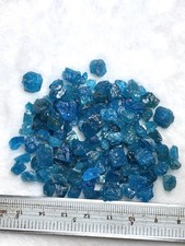 48  g. Natural Rough Blue Apatita Crystals Having Color From Africa picture