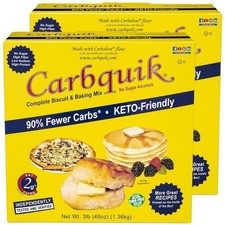 Carbquik Biscuit Baking Mix Pancakes Pizza Crust Bread Low Carb No Sugar 2 pack picture