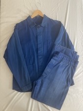 Vintage French Blue de Travail Men’s Workwear Set XL Cotton picture